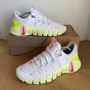 Nike Free Metcon 5 Barely Volt /Pink Foam Women Running Sneakers - SZ 8.5